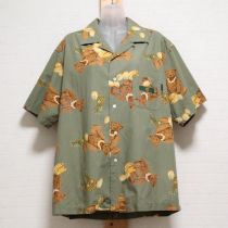 カーキフルーツくまptシャツ【M】
