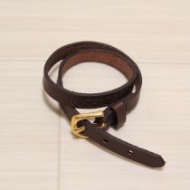 茶ロゴ入りベルトブレスレット