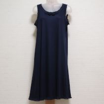 紺モチーフ付きカットソーチュニック【4(11号)】