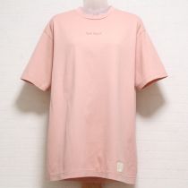 ピンク×赤ロゴTシャツ【M】