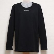 黒ロゴ長Tシャツ【L】