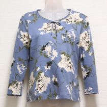 ブルージャスミン長Tシャツ【S】