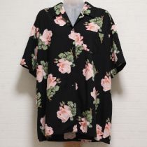 黒一輪薔薇ptブラウス