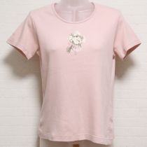 ピンク雛菊ブーケTシャツ【M】