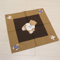 茶ポロくまptハンカチ