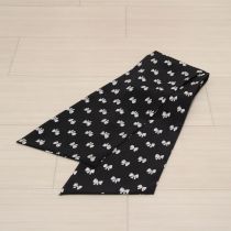黒小紋リボンptポリリボンタイ