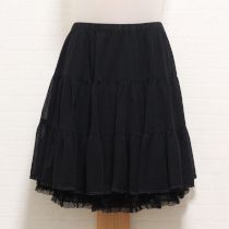 黒チュールレースタブリエ