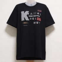黒ロゴパッチTシャツ【3(M)】