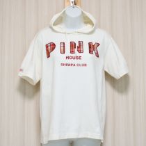 生成チェックロゴパッチワークTシャツ