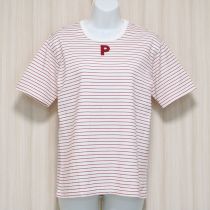 赤×白【P】ボーダーTシャツ