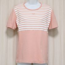 ピンクボーダーTシャツ【M】