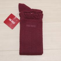 ボルドー系ロゴハイソックス