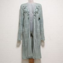 薄荷鈴蘭モチーフコットンカーディガン【4(11号)】