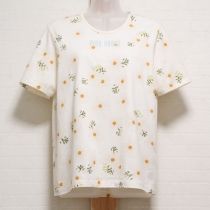 白マーガレットTシャツ