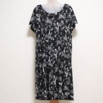 黒パリptカットソーチュニックワンピース【11号】