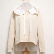 生成ロゴ刺繍ローンフードセーター