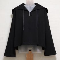 黒セーラージップアップカーディガン
