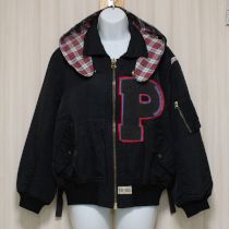 黒【P】ロゴゼッケンブルゾン